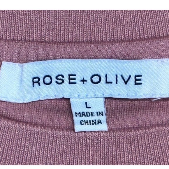 Rose + Olive long sleeve lace blouses shirt top SIZE LARGE - Picture 2 of 3